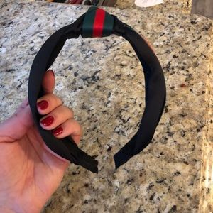 Gucci knock off silk head band